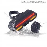 4G Bicycle GPS Tracker With LED Safety Ta